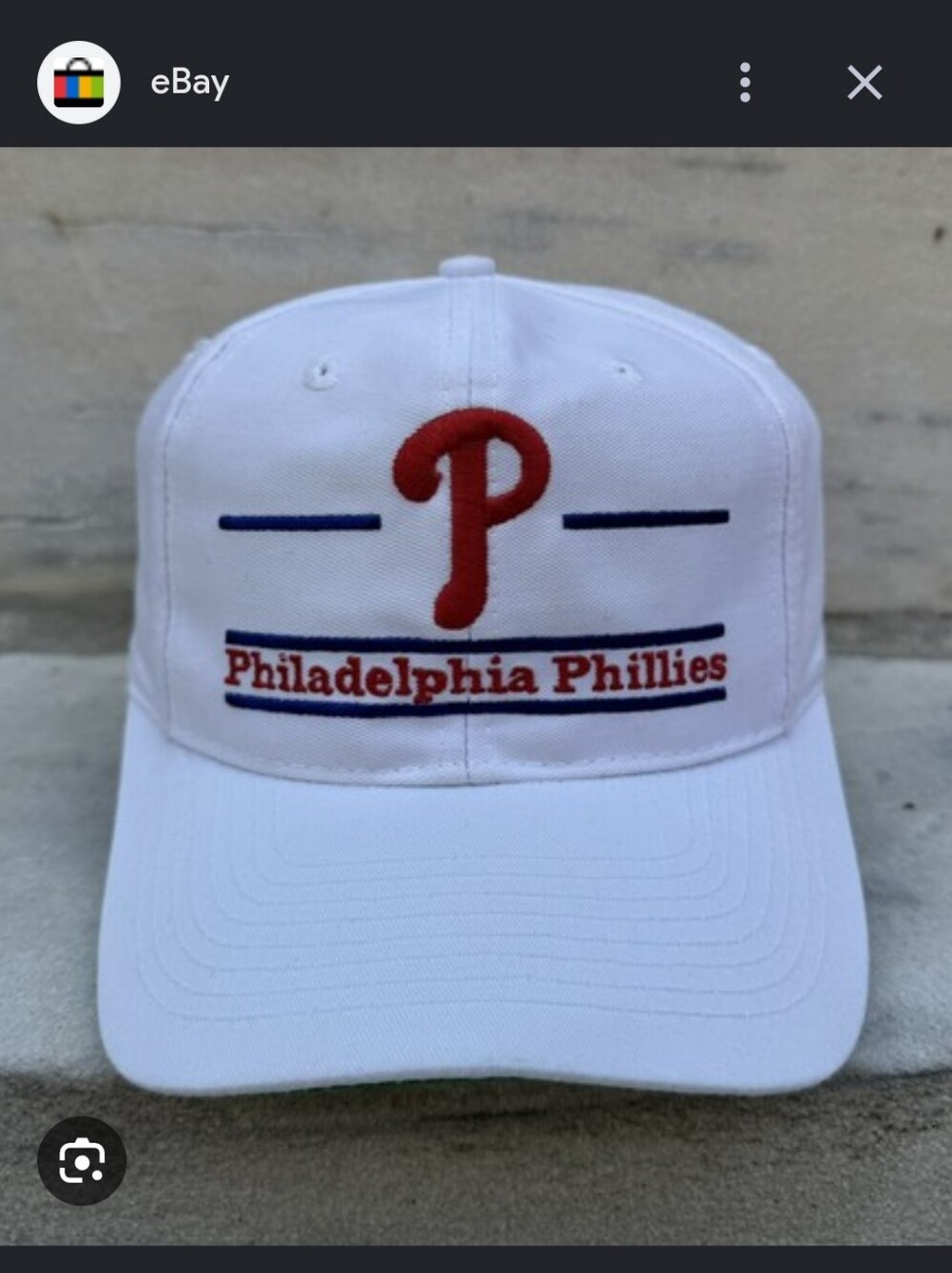 PHILADELPHIA PHILLLIES ORIGINAL 1990 VINTAGE NEW BALL CAP.